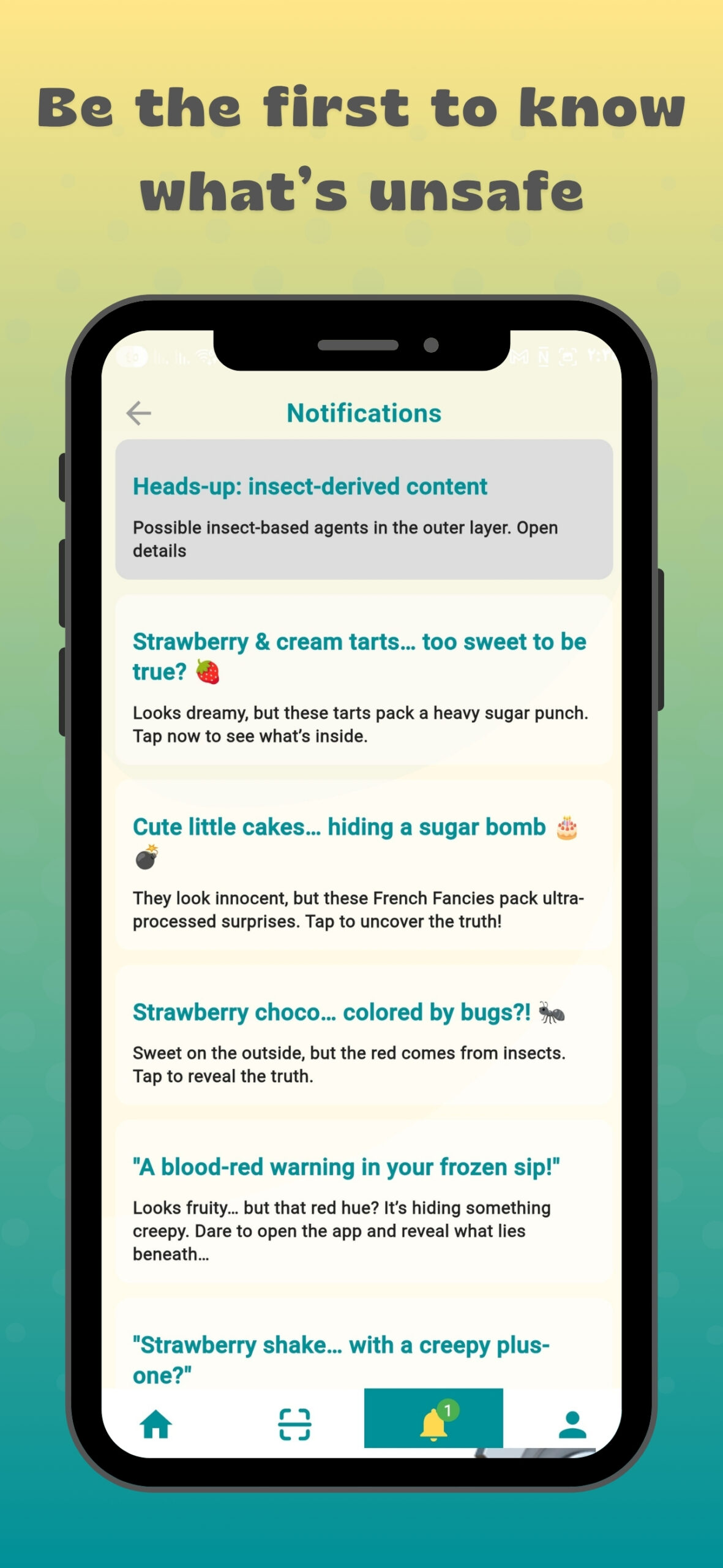 Benachrichtigungsübersicht