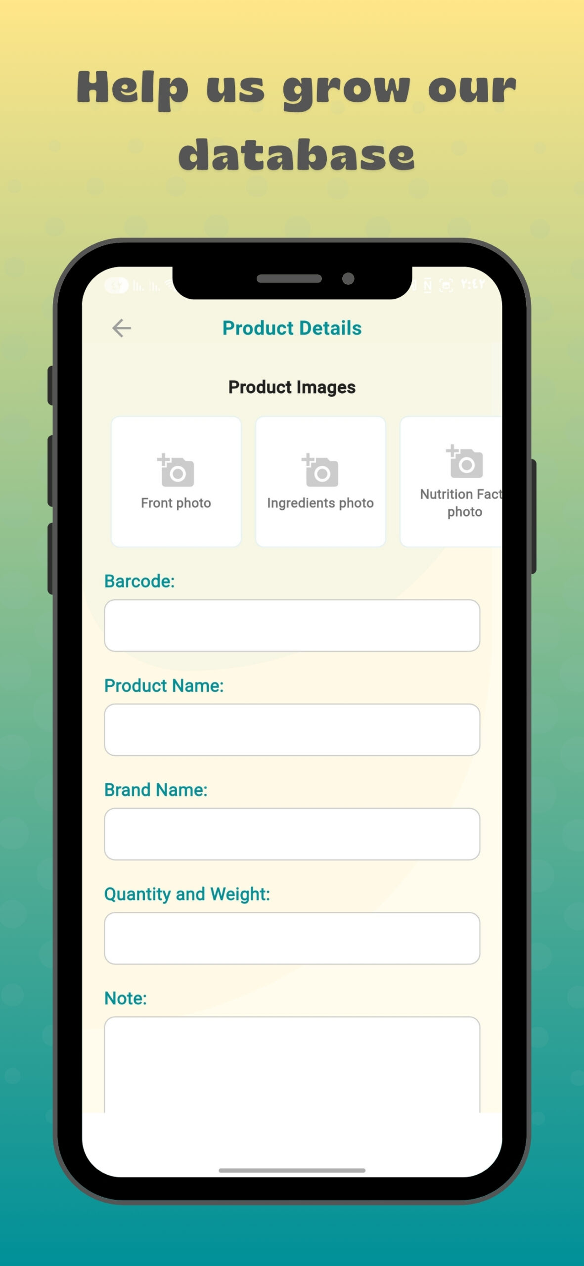 Produktvorschlag Formular